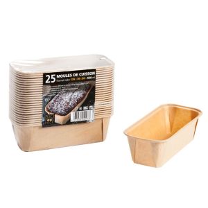 25 moules de cuisson papier mo550