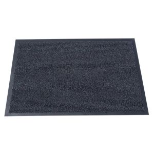 Tapis d'accueil gris fonc trafic intense