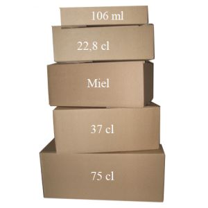 Carton pour pots de 22.8 cl