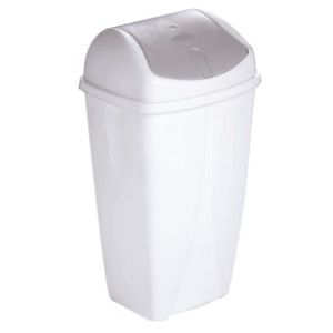 Poubelle swing  couvercle basculant 50 litres