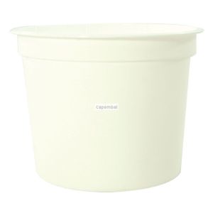 Pots brousse blancs 100 cl 24 pots sans couvercle