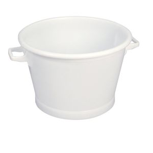 Baquet rond blanc