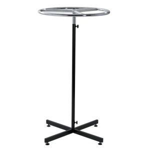 Portant rond diamtre 68 cm hauteur rglable noir