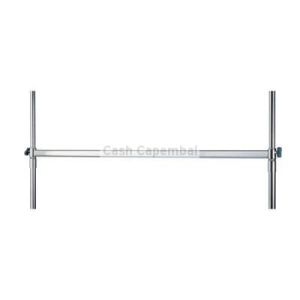 Barre intermdiaire 150 cm chrom pour portant