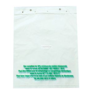 500 sachet liasses biodgradables 30 x 35